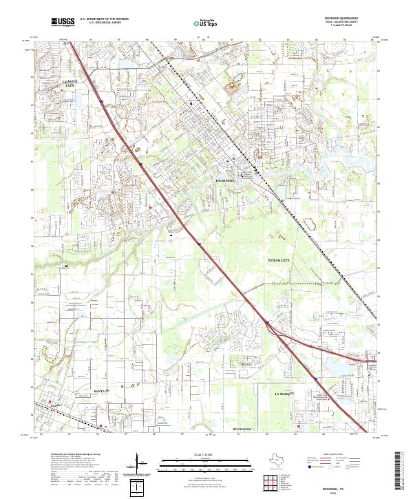 Dickinson 2022 topographic map thumbnail