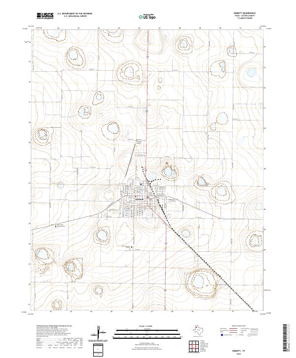 Dimmitt 2022 topographic map thumbnail
