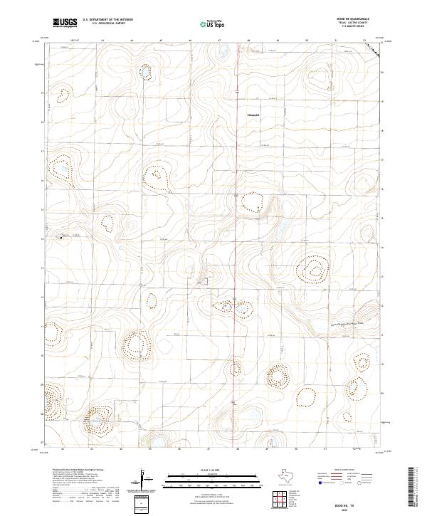 Dodd NE 2022 topographic map thumbnail