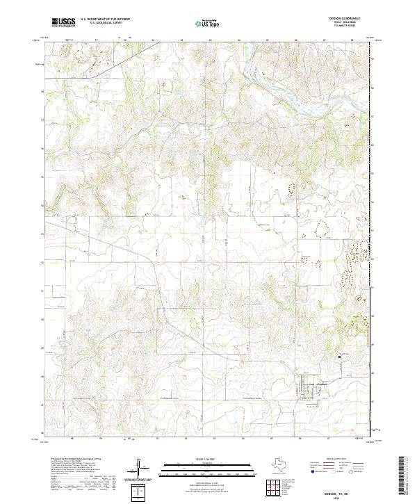 Dodson 2022 topographic map thumbnail