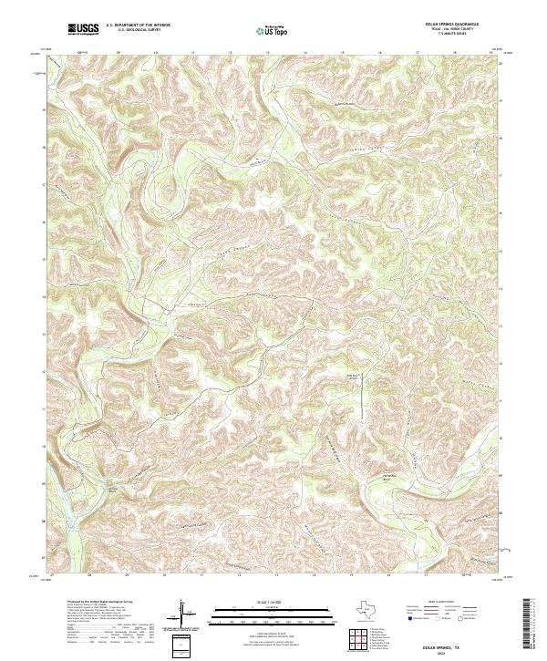 Dolan Springs 2022 topographic map thumbnail