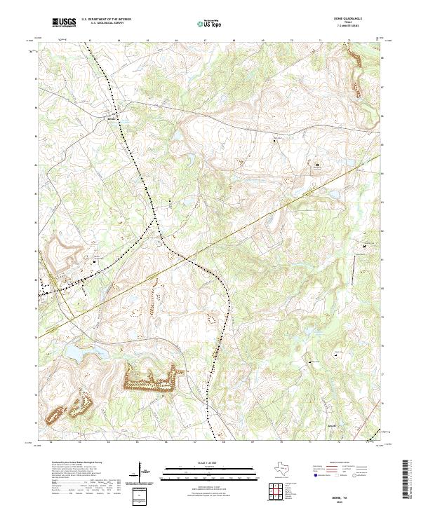Donie 2022 topographic map thumbnail