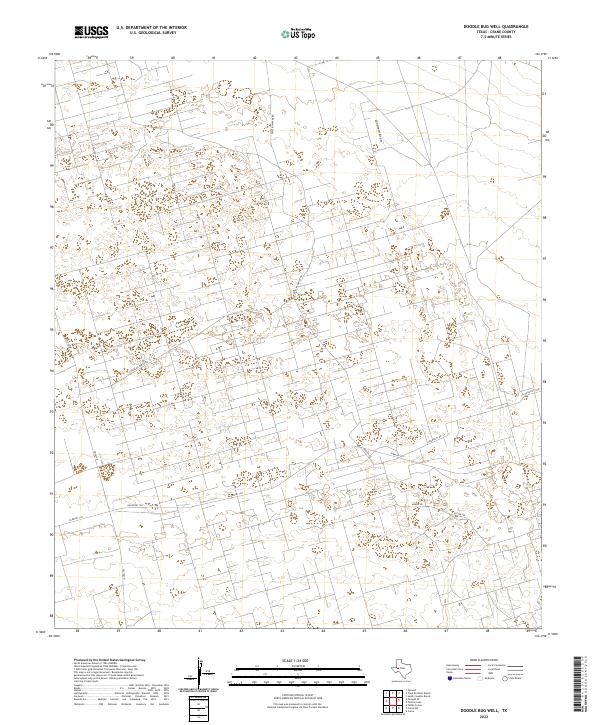 Doodle Bug Well 2022 topographic map thumbnail