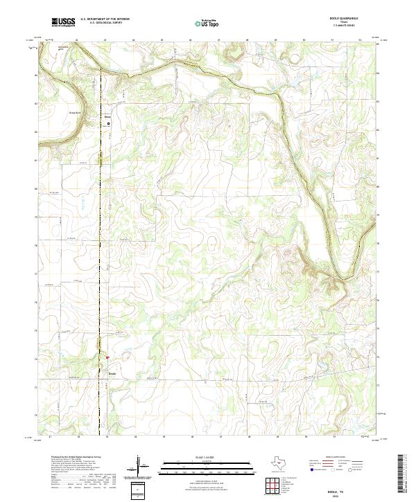 Doole 2022 topographic map preview