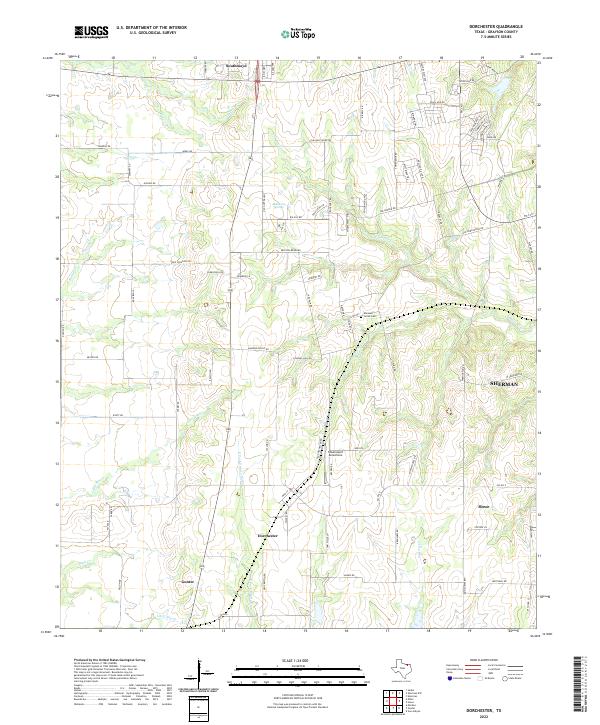 Dorchester 2022 topographic map thumbnail
