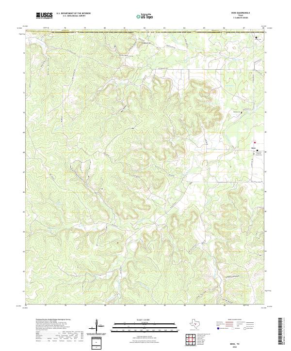Doss 2022 topographic map preview