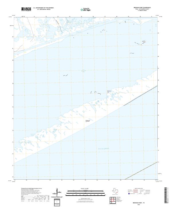 Dressing Point 2022 topographic map thumbnail