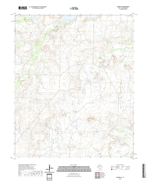 Dundee SE 2022 topographic map thumbnail