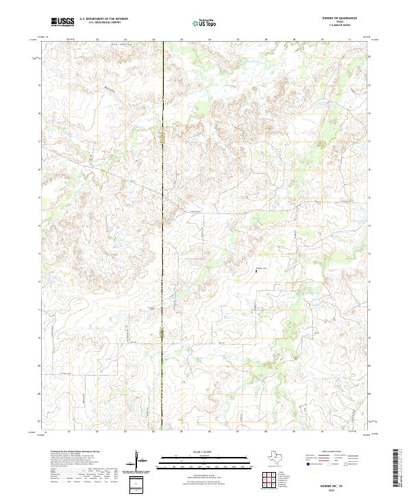 Dundee SW topographic map thumbnail