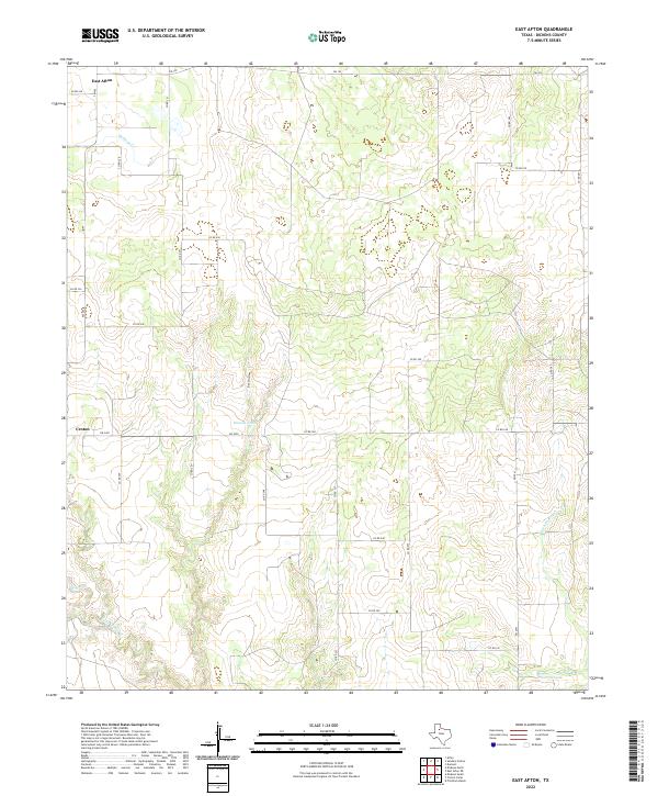 East Afton 2022 topographic map thumbnail