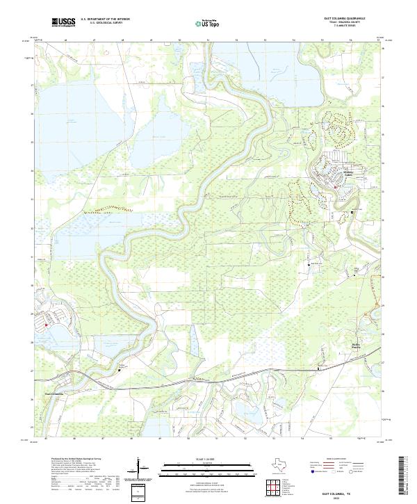 East Columbia topographic map thumbnail