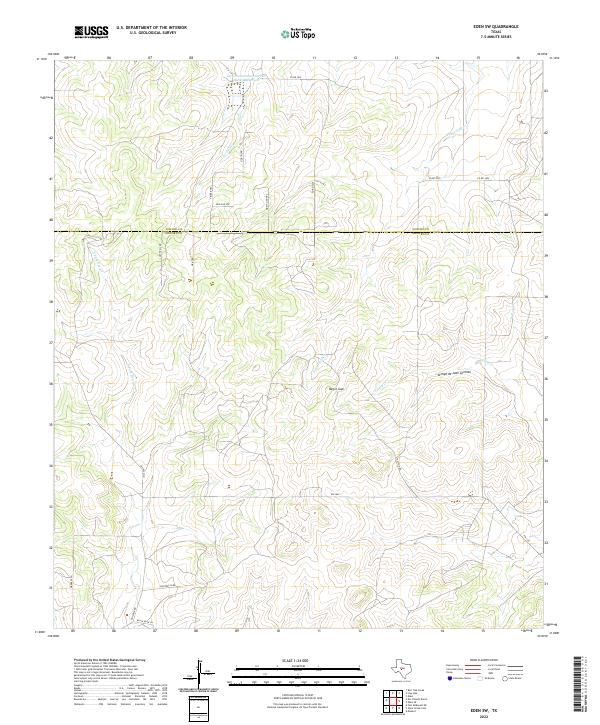 Eden SW 2022 topographic map thumbnail