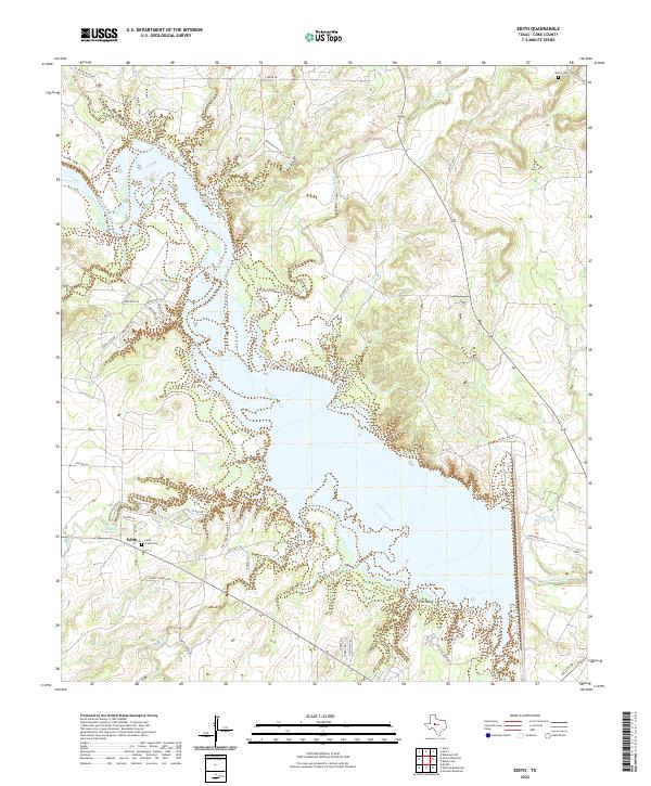 Edith 2022 topographic map thumbnail