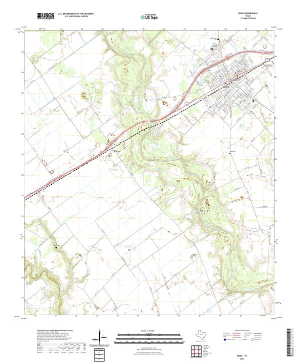 Edna 2022 topographic map thumbnail