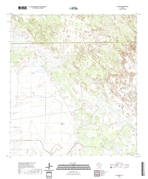 El Jardin 2022 topographic map thumbnail