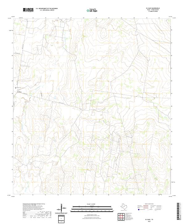 El Sauz 2022 topographic map thumbnail