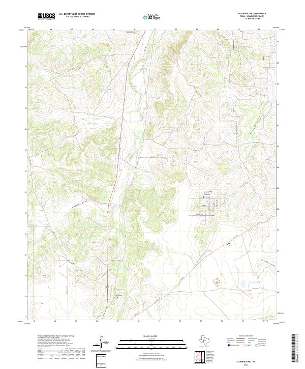 Eldorado NE 2022 topographic map thumbnail