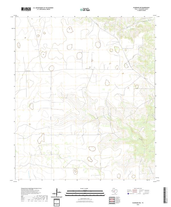Eldorado NW 2022 topographic map thumbnail