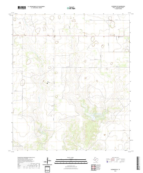 Eldorado SW 2022 topographic map thumbnail