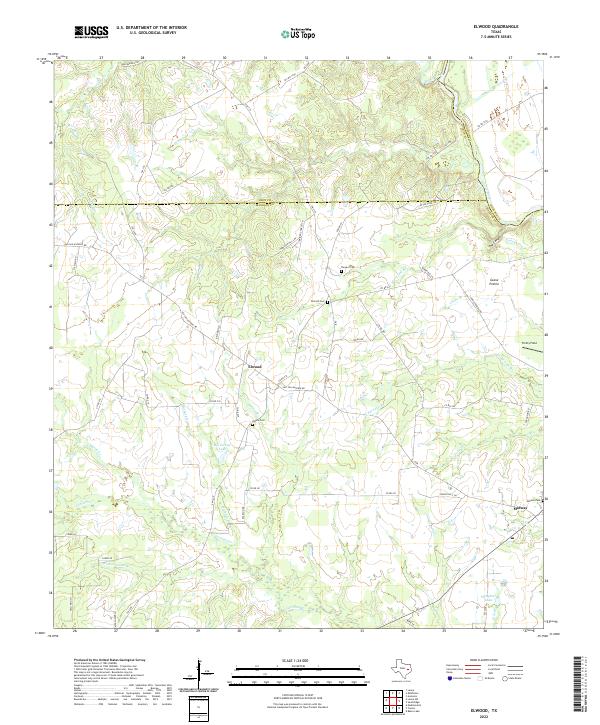 Elwood 2022 topographic map thumbnail