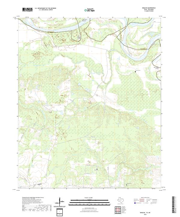 English topographic map thumbnail