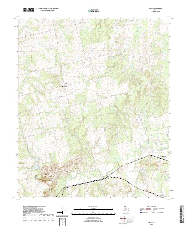 Eskota 2022 topographic map thumbnail