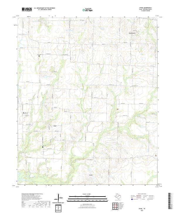 Ethel 2022 topographic map thumbnail