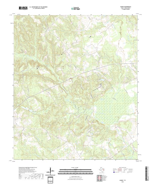 Eunice 2022 topographic map thumbnail