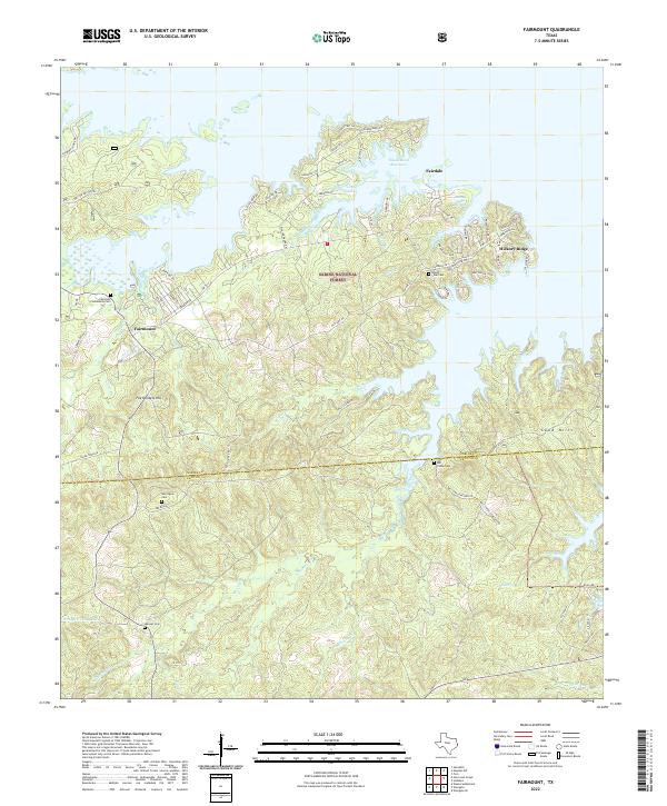 Fairmount 2022 topographic map thumbnail