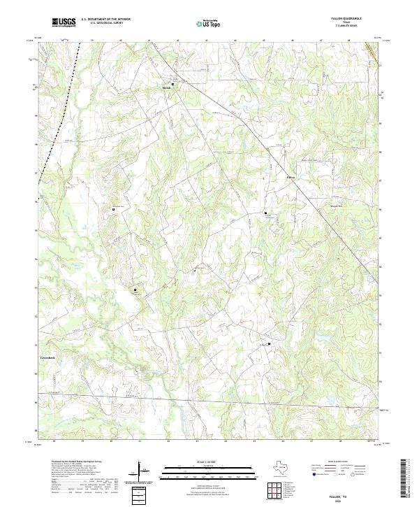 Fallon 2022 topographic map thumbnail
