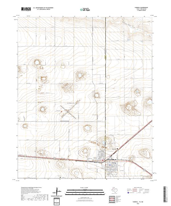 Farwell 2022 topographic map thumbnail
