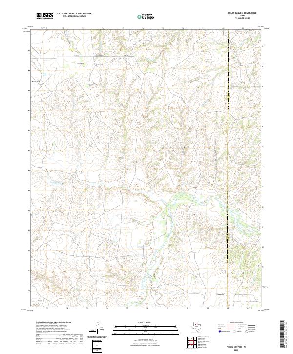 Fields Canyon topographic map thumbnail