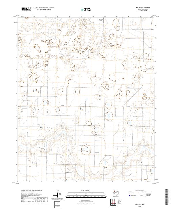 Fieldton topographic map thumbnail