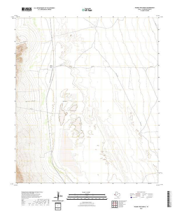 Figure Two Ranch 2022 topographic map thumbnail