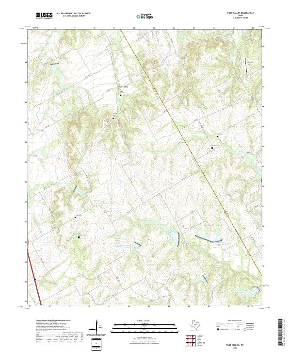 Files Valley topographic map thumbnail
