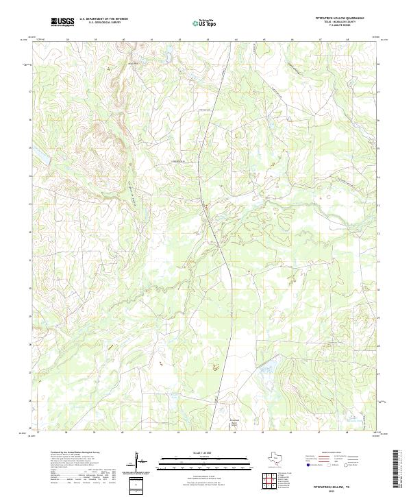 Fitzpatrick Hollow topographic map thumbnail