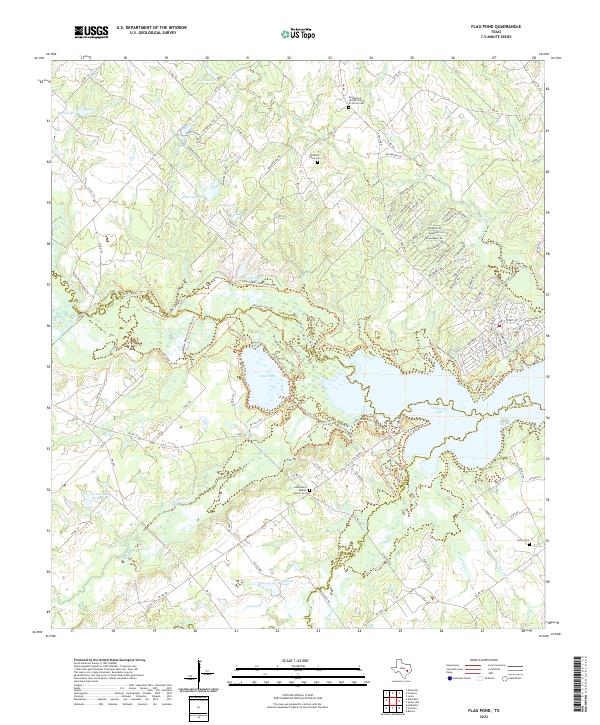 Flag Pond 2022 topographic map thumbnail