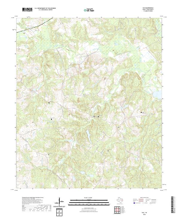 Flo topographic map thumbnail