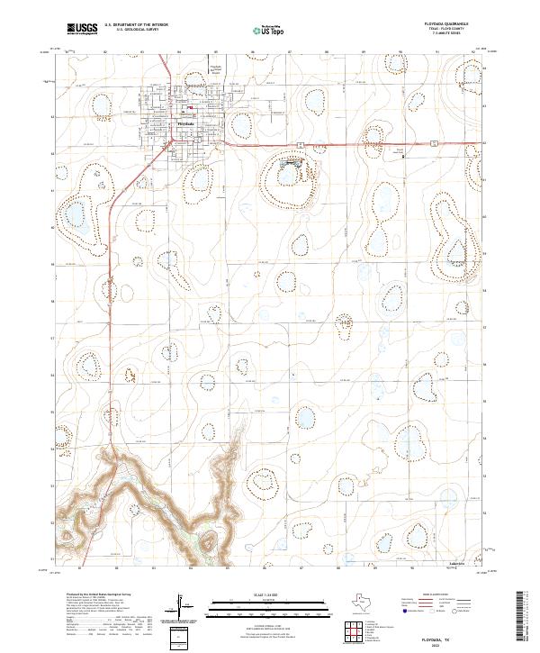 Floydada topographic map thumbnail