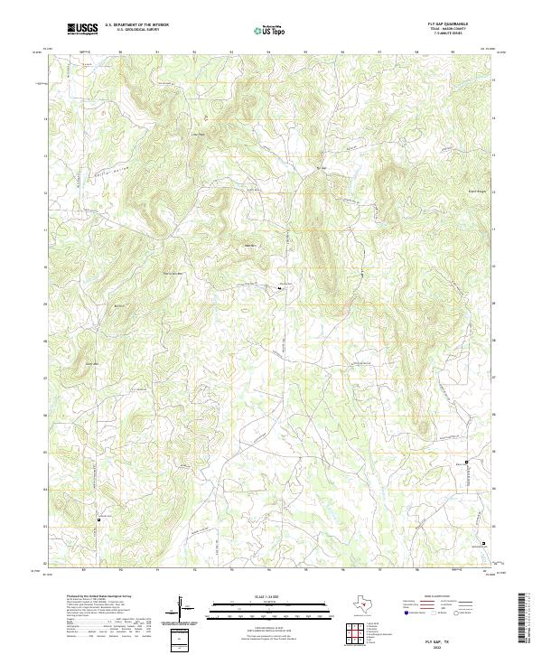Fly Gap topographic map thumbnail