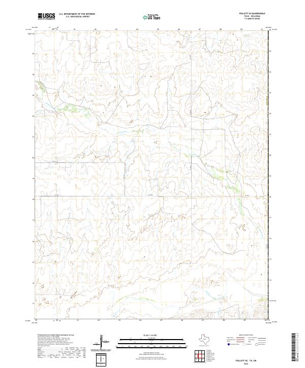 Follett SE topographic map thumbnail