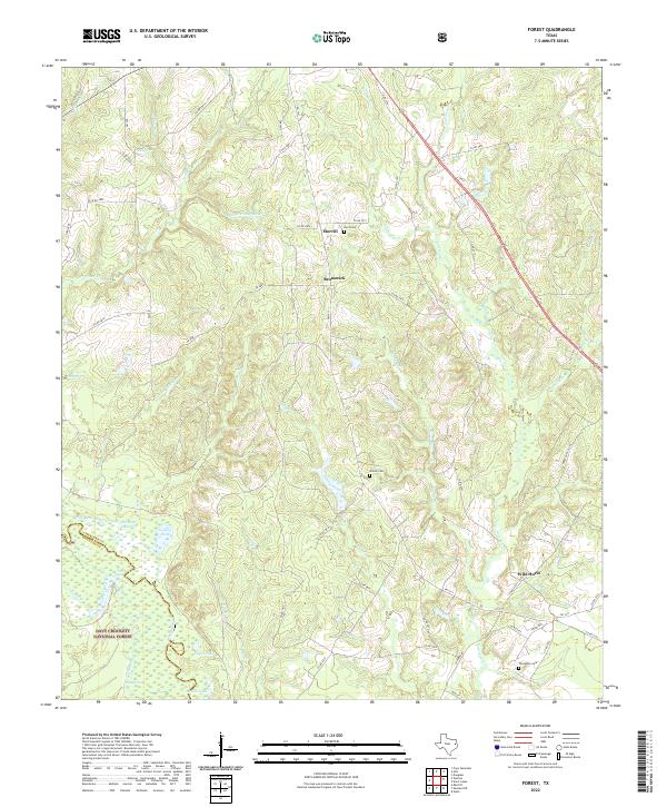 Forest 2022 topographic map thumbnail