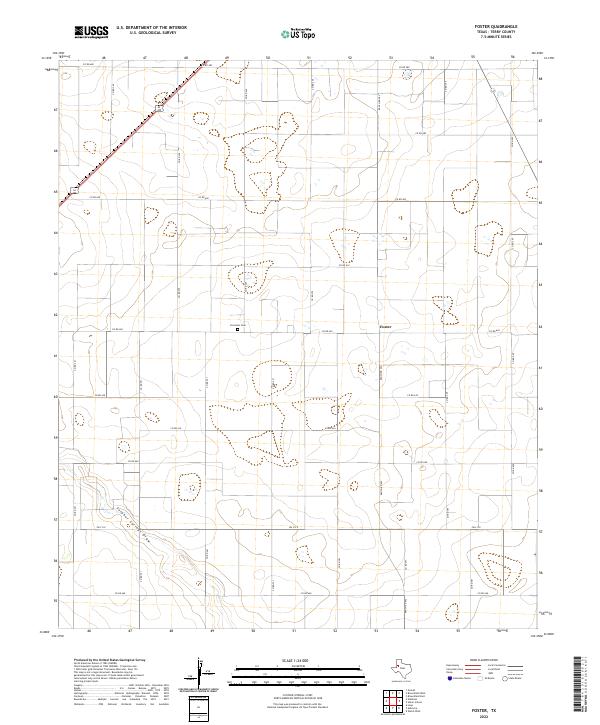 Foster topographic map thumbnail