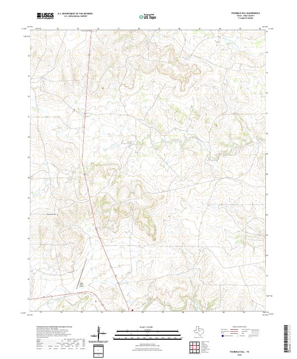 Fourmile Hill 2022 topographic map thumbnail