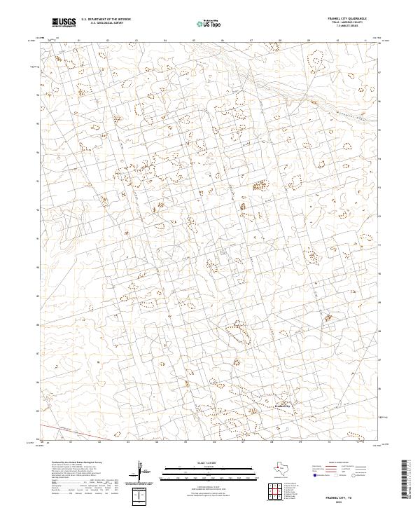 Frankel City 2022 topographic map thumbnail