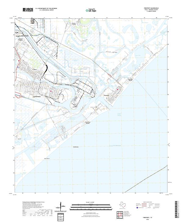 Freeport 2022 topographic map thumbnail