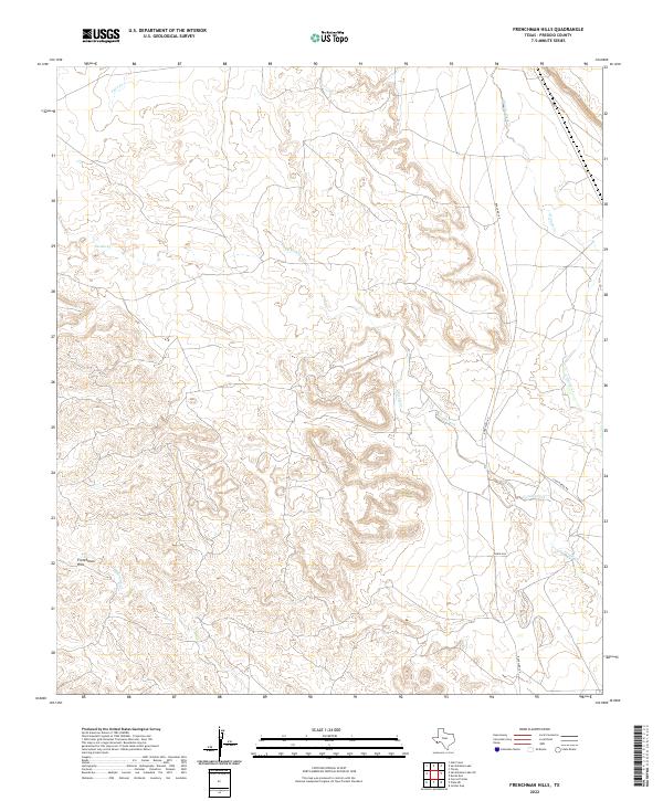 Frenchman Hills topographic map thumbnail