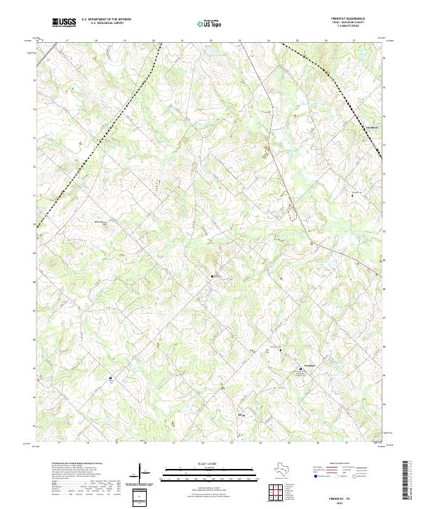 Frenstat topographic map thumbnail