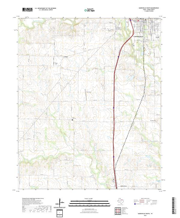 Gainesville South topographic map thumbnail
