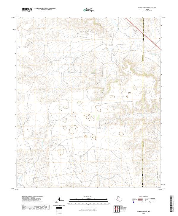 Garden City NE topographic map thumbnail